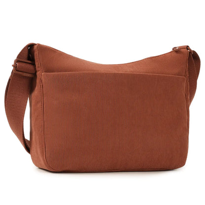 Hedgren HARPERS Small Crossbody Bag with RFID Corduroy Redwood Burl