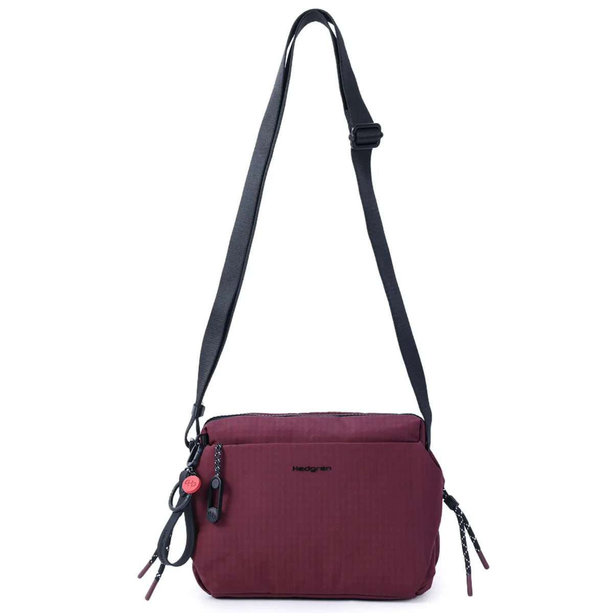 Hedgren KOSHO Medium Crossover Shoulder Bag - Maroon Banner