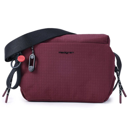 Hedgren KOSHO Medium Crossover Shoulder Bag - Maroon Banner