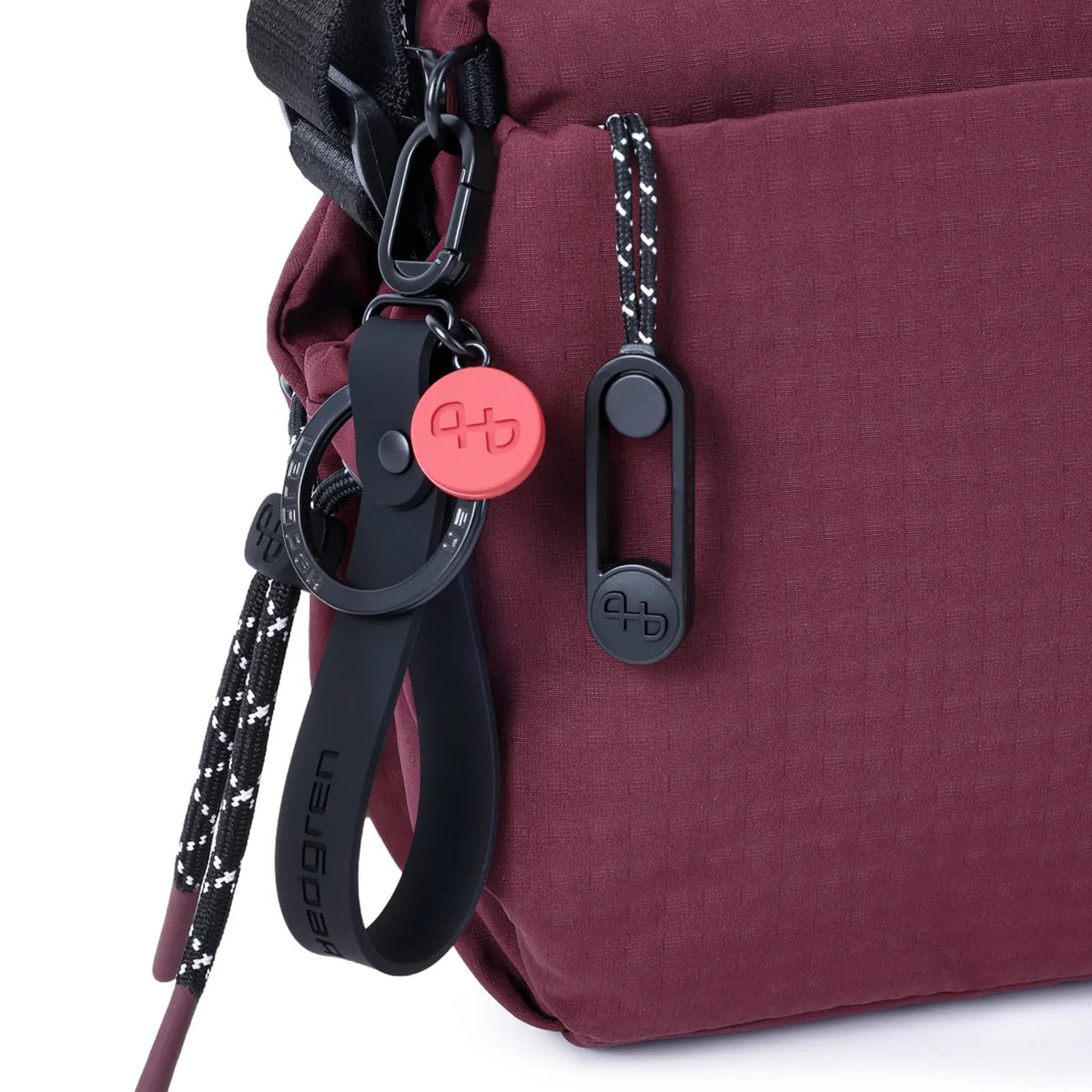 Hedgren KOSHO Medium Crossover Shoulder Bag - Maroon Banner