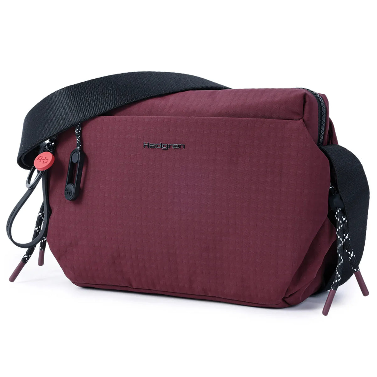 Hedgren KOSHO Medium Crossover Shoulder Bag - Maroon Banner