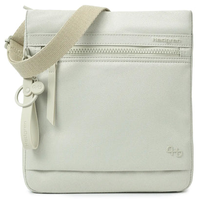Hedgren LEONCE Small Vertical Crossbody Bag with RFID - Jean Pussy Willow Grey