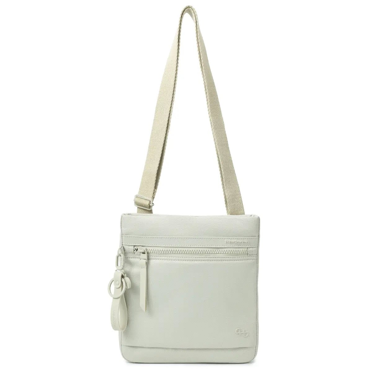 Hedgren LEONCE Small Vertical Crossbody Bag with RFID - Jean Pussy Willow Grey