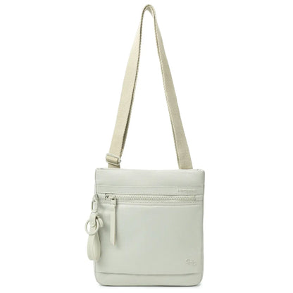 Hedgren LEONCE Small Vertical Crossbody Bag with RFID - Jean Pussy Willow Grey