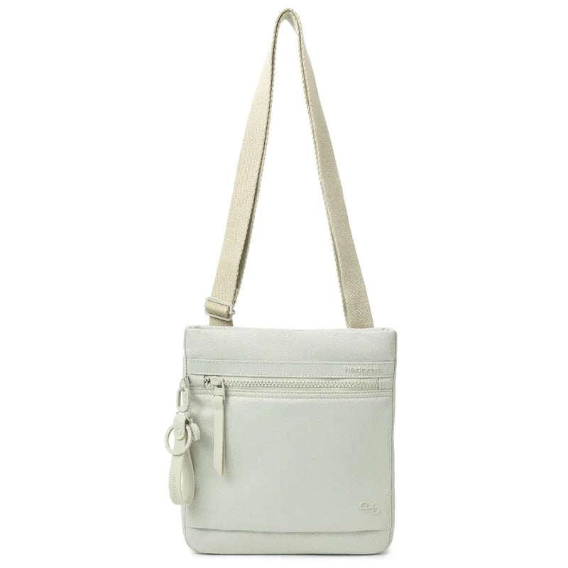 Hedgren LEONCE Small Vertical Crossbody Bag with RFID - Jean Pussy Willow Grey