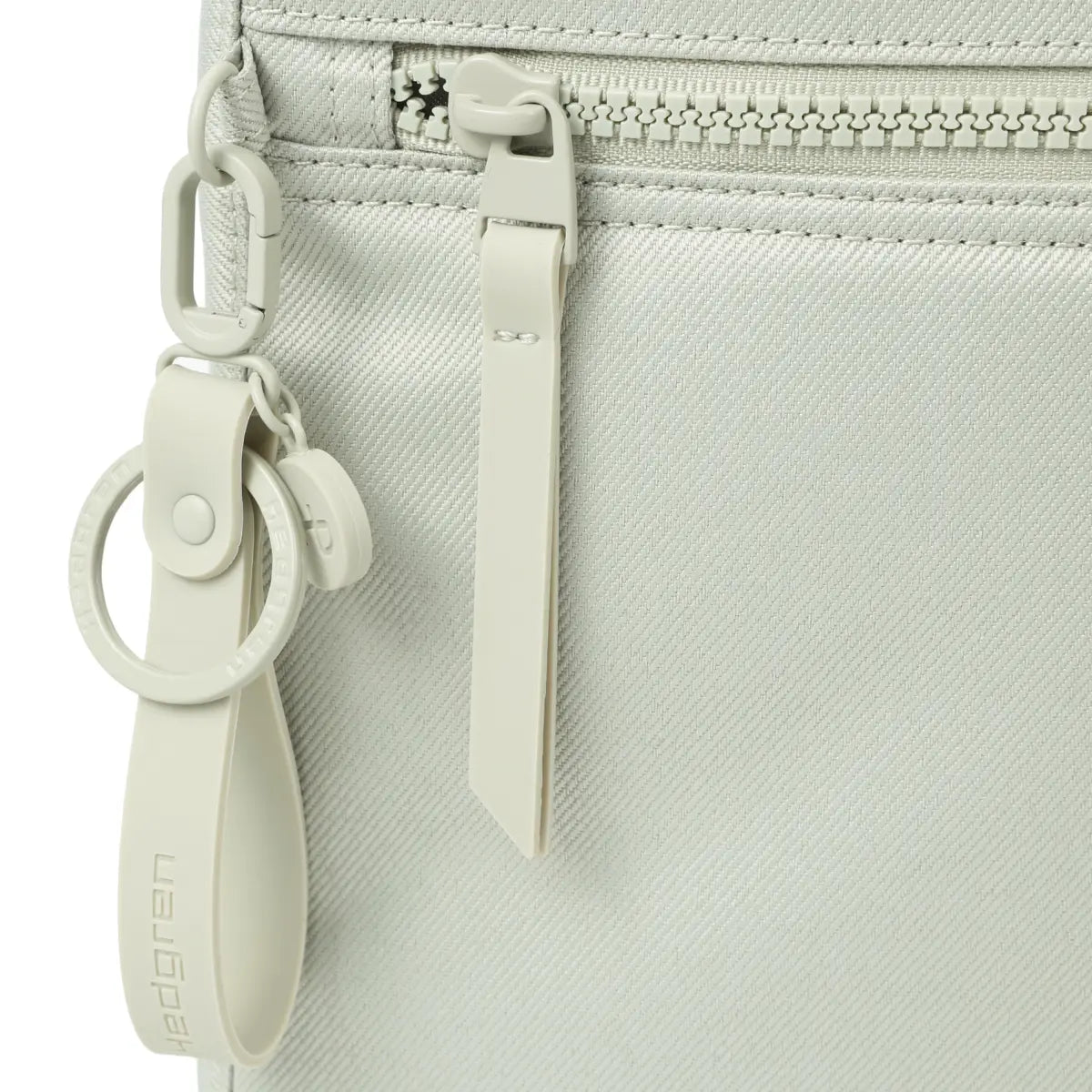 Hedgren LEONCE Small Vertical Crossbody Bag with RFID - Jean Pussy Willow Grey