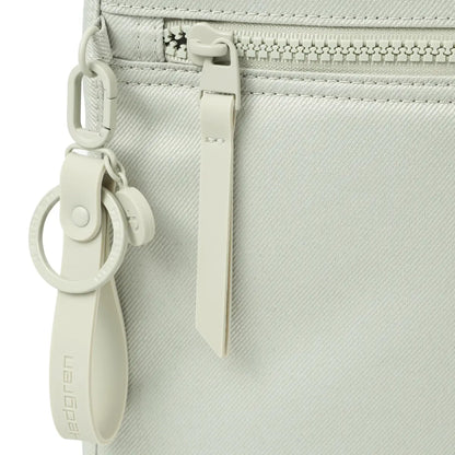 Hedgren LEONCE Small Vertical Crossbody Bag with RFID - Jean Pussy Willow Grey