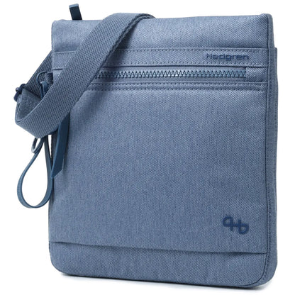 Hedgren LEONCE Small Vertical Crossbody Bag with RFID - Jean Vintage Indigo