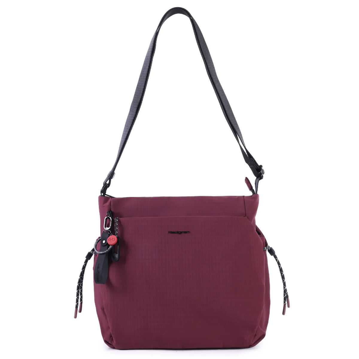 Hedgren MAKOTO Square Crossover Bag - Maroon Banner