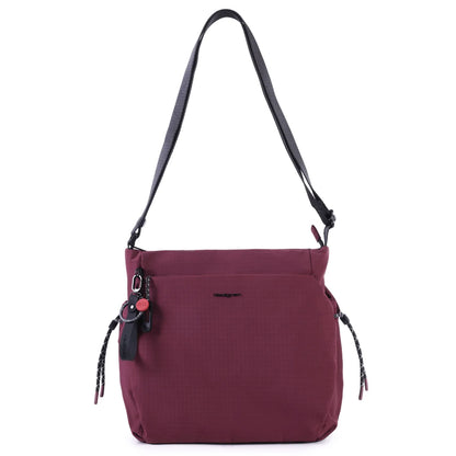 Hedgren MAKOTO Square Crossover Bag - Maroon Banner