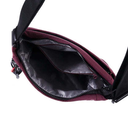 Hedgren MAKOTO Square Crossover Bag - Maroon Banner