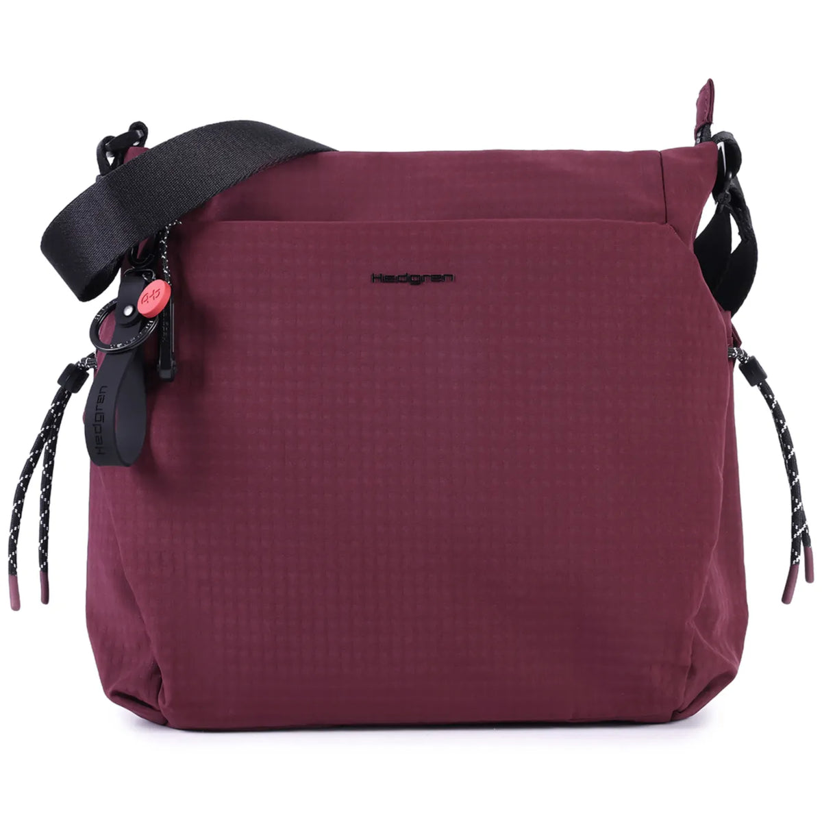 Hedgren MAKOTO Square Crossover Bag - Maroon Banner