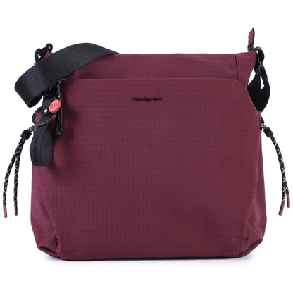 Hedgren MAKOTO Square Crossover Bag - Maroon Banner