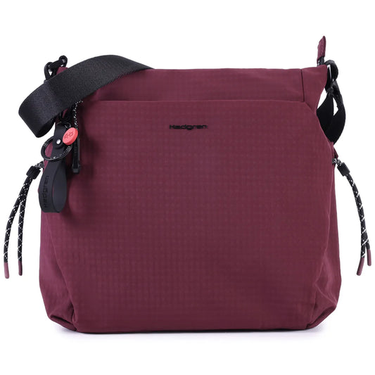 Hedgren MAKOTO Square Crossover Bag - Maroon Banner