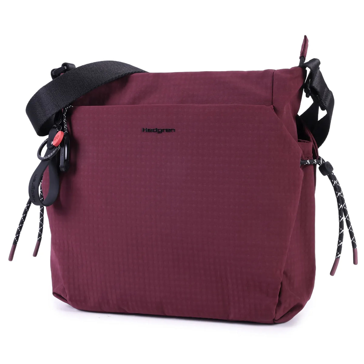 Hedgren MAKOTO Square Crossover Bag - Maroon Banner
