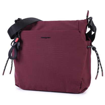 Hedgren MAKOTO Square Crossover Bag - Maroon Banner
