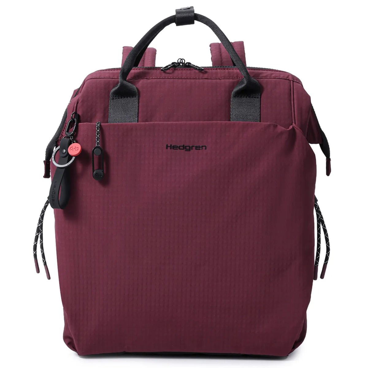 Hedgren ORIZURU 15" Laptop Backpack - Maroon Banner