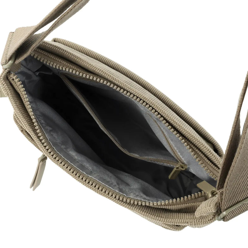 Hedgren ORVA Crossbody Bag with RFID Pocket - Corduroy String Beige