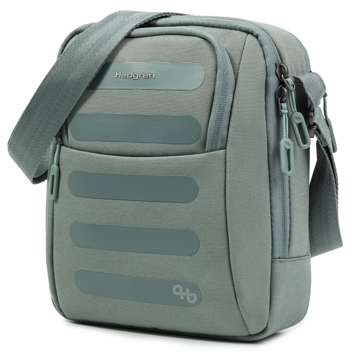Hedgren RELAX Medium Vertical Crossbody Bag with RFID Pocket - Grey Green
