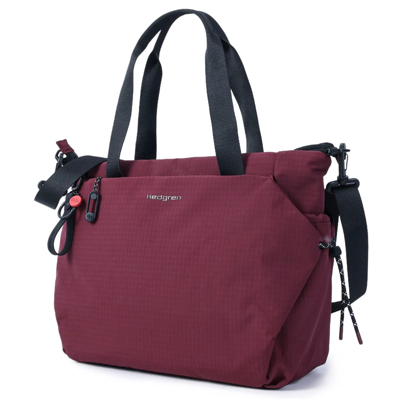 Hedgren SATOSHI 14’’ Laptop Tote - Maroon Banner