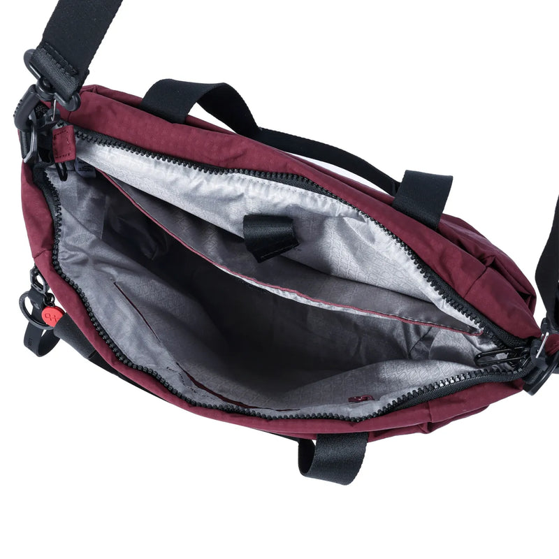 Hedgren SATOSHI 14’’ Laptop Tote - Maroon Banner