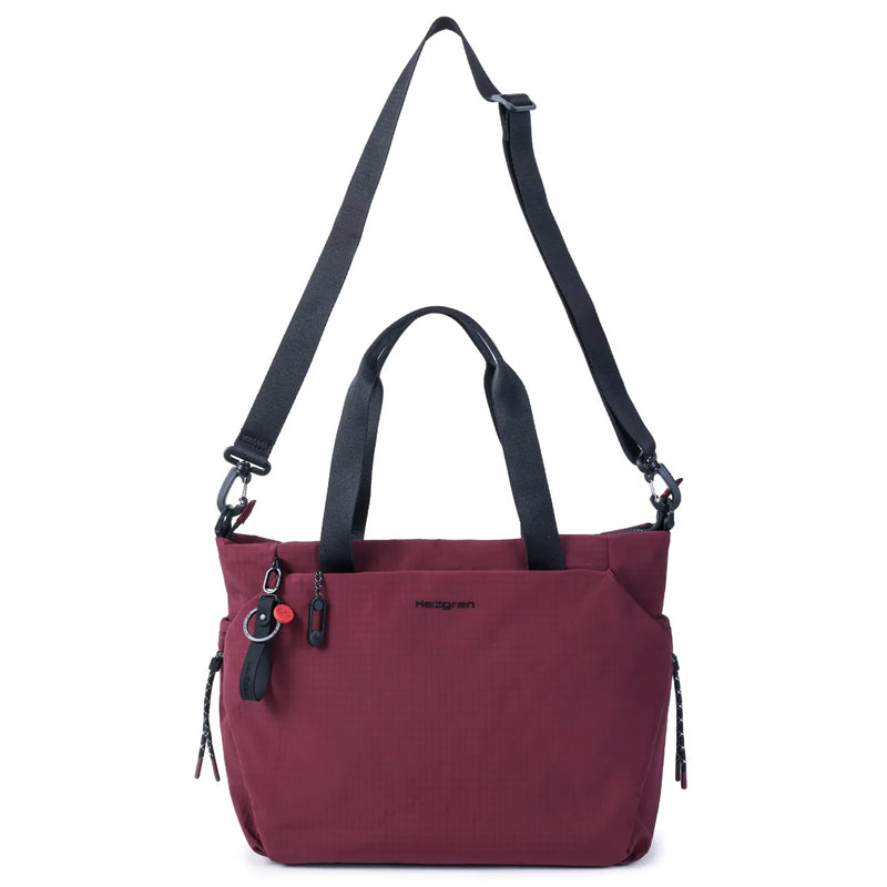 Hedgren SATOSHI 14’’ Laptop Tote - Maroon Banner