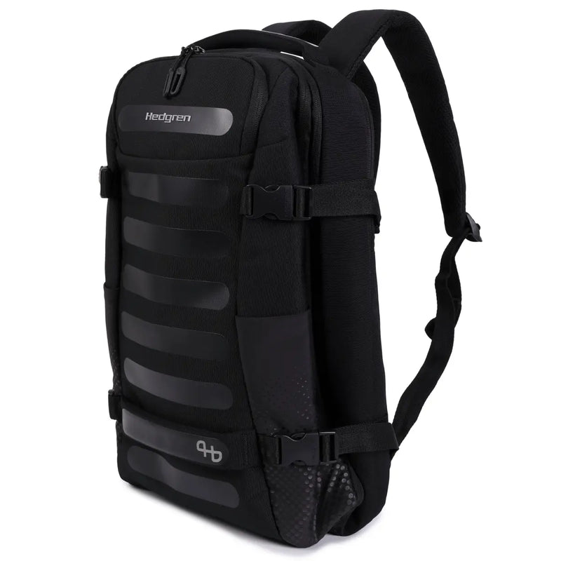 Hedgren TRIP M Expandable 15.6" Laptop Travel Backpack with RFID - Black