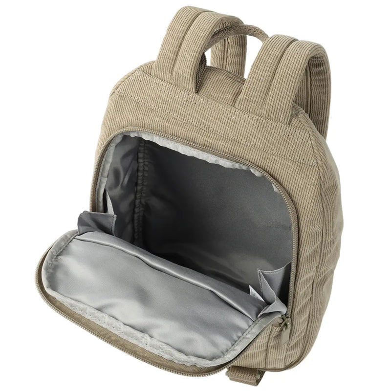 Hedgren VOGUE Small Backpack Corduroy String Beige