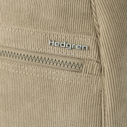 Hedgren VOGUE Small Backpack Corduroy String Beige
