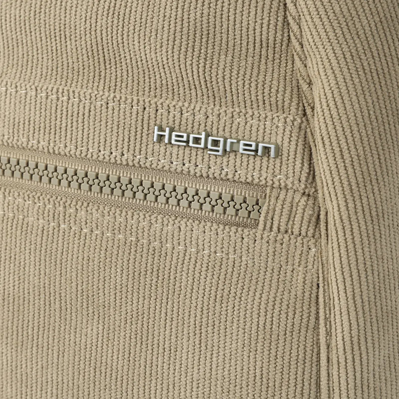 Hedgren VOGUE Small Backpack Corduroy String Beige