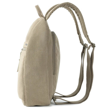 Hedgren VOGUE Small Backpack Corduroy String Beige