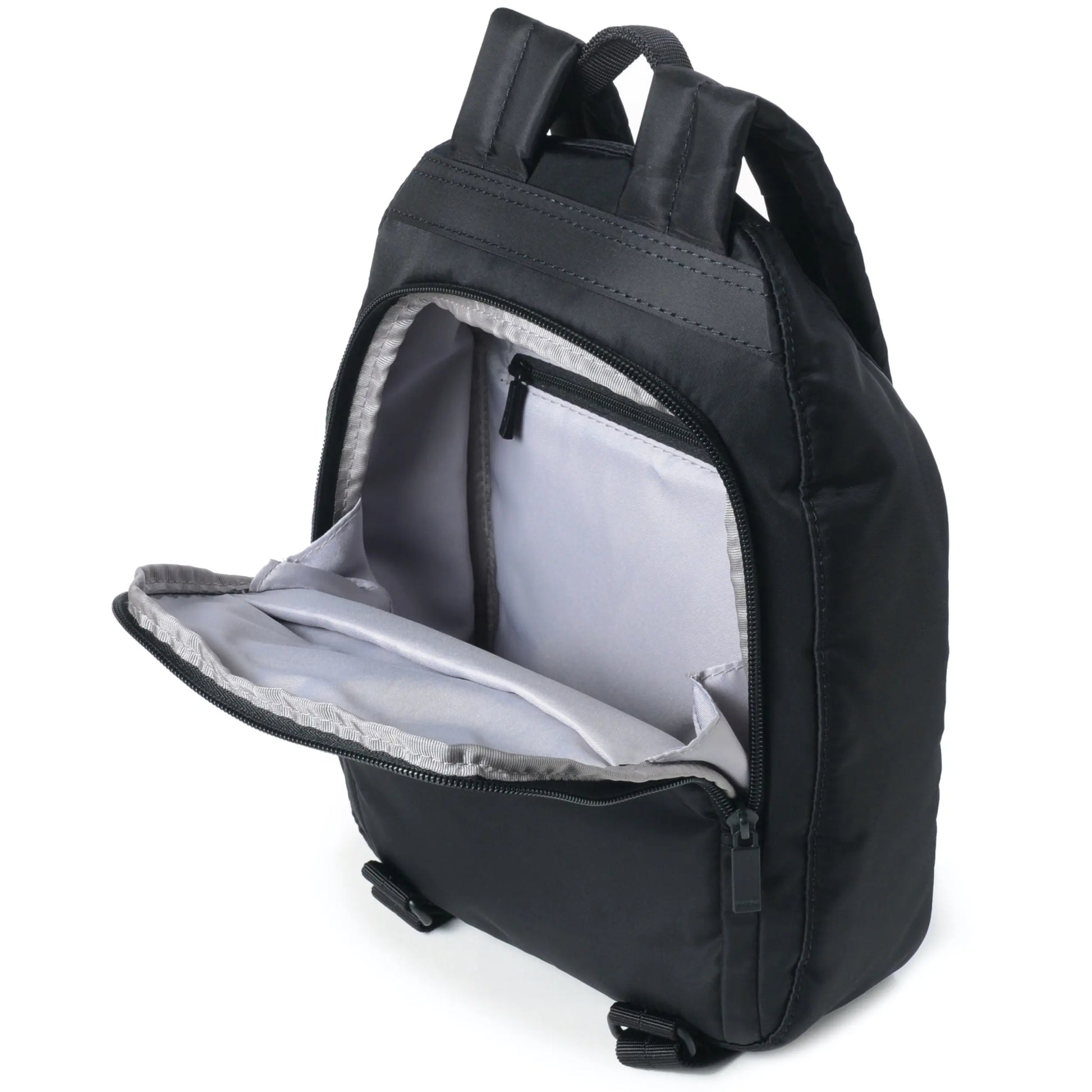 Main compartment with padded pocket for mini tablet