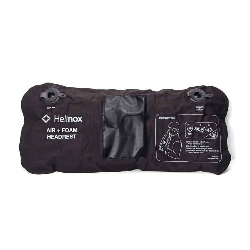 Inflatable pillow comfort with a foam reinforcement for additional support