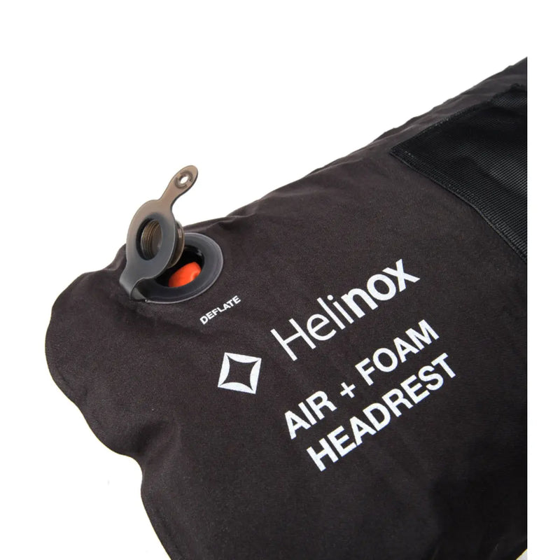 Inflatable pillow comfort with a foam reinforcement for additional support