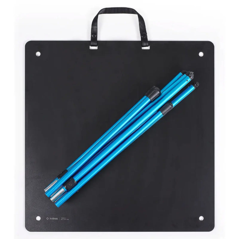 intuitive design features an accordion-fold table top and snap-together shock-corded frame