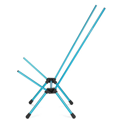 Helinox Chair One Highback (RE) Lightweight Camping Chair - Black with Cyan Blue Frame