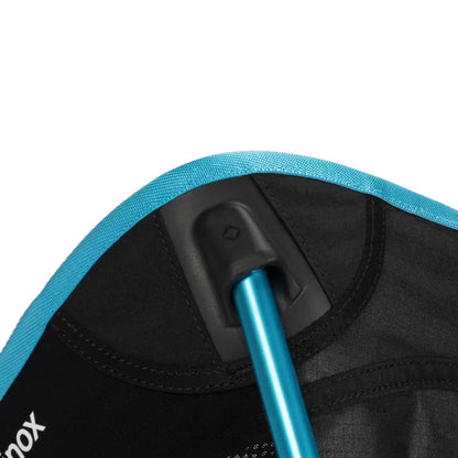 Helinox Chair One Highback (RE) Lightweight Camping Chair - Black with Cyan Blue Frame