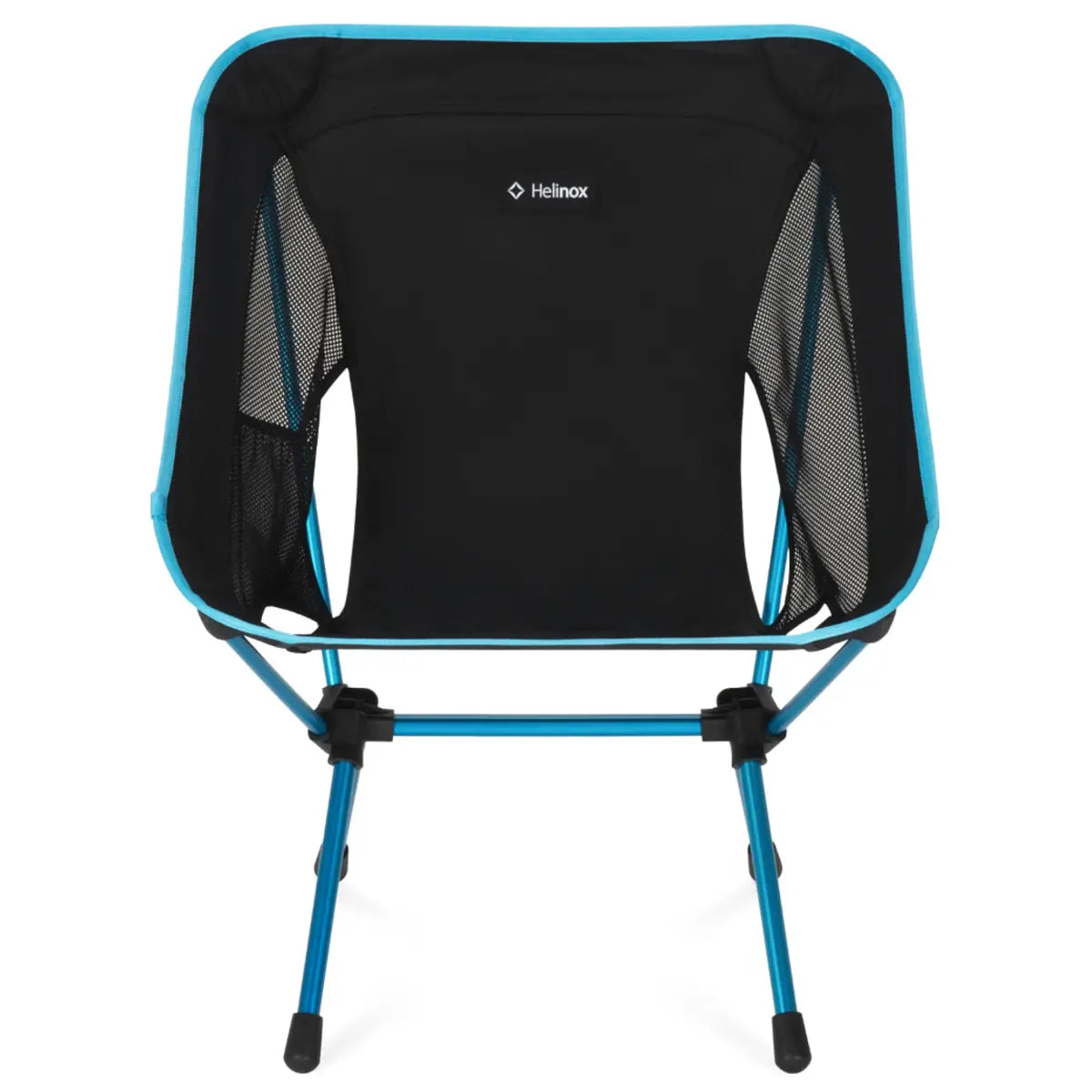 Helinox Chair One (RE) Lightweight Camping Chair - Black with Cyan Blue Frame