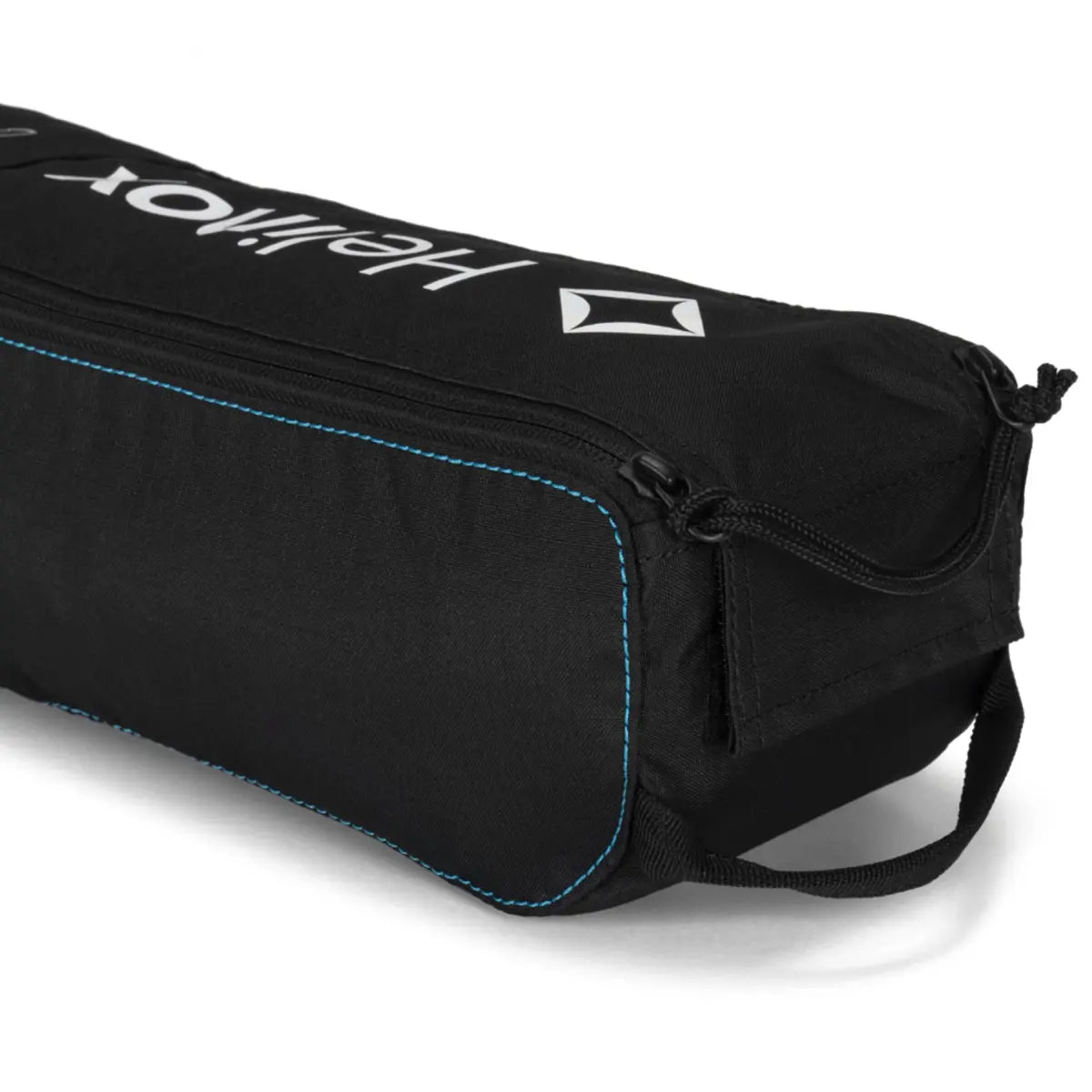 Helinox Chair One (RE) Lightweight Camping Chair - Black with Cyan Blue Frame