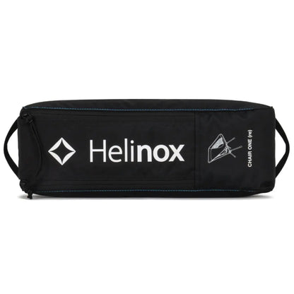 Helinox Chair One (RE) Lightweight Camping Chair - Black with Cyan Blue Frame