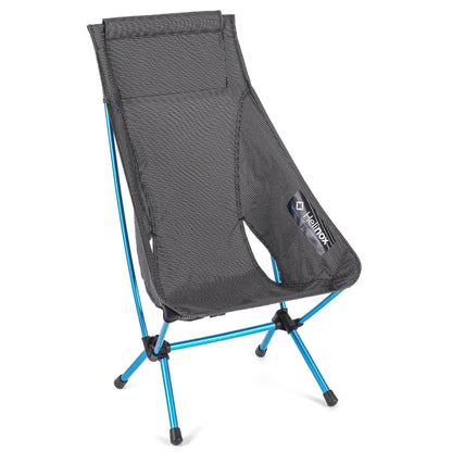 Helinox Chair Zero Highback - Light and Compact Camping Chair - Black / Cyan Blue