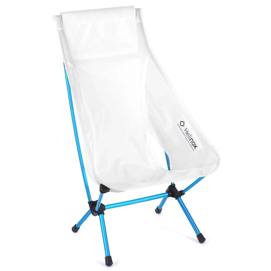 Helinox Chair Zero Highback Light and Compact Camping Chair - White / Cyan Blue