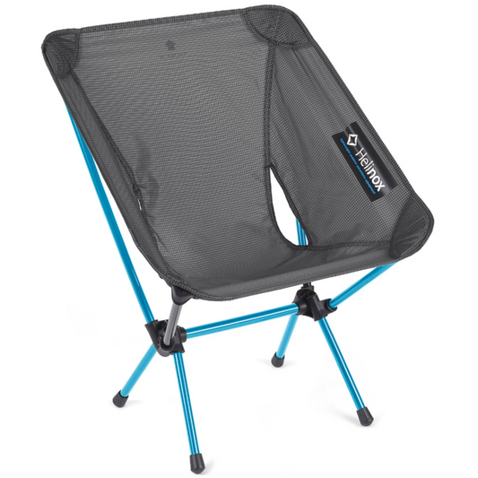 Helinox Chair Zero L - Light and Compact Camping Chair - Black / Cyan