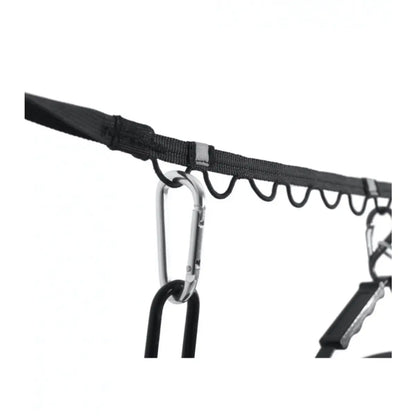 Helinox Daisy Chain 1.5m - 2.5m - Black (Please note : Carabiners for display purpose only)