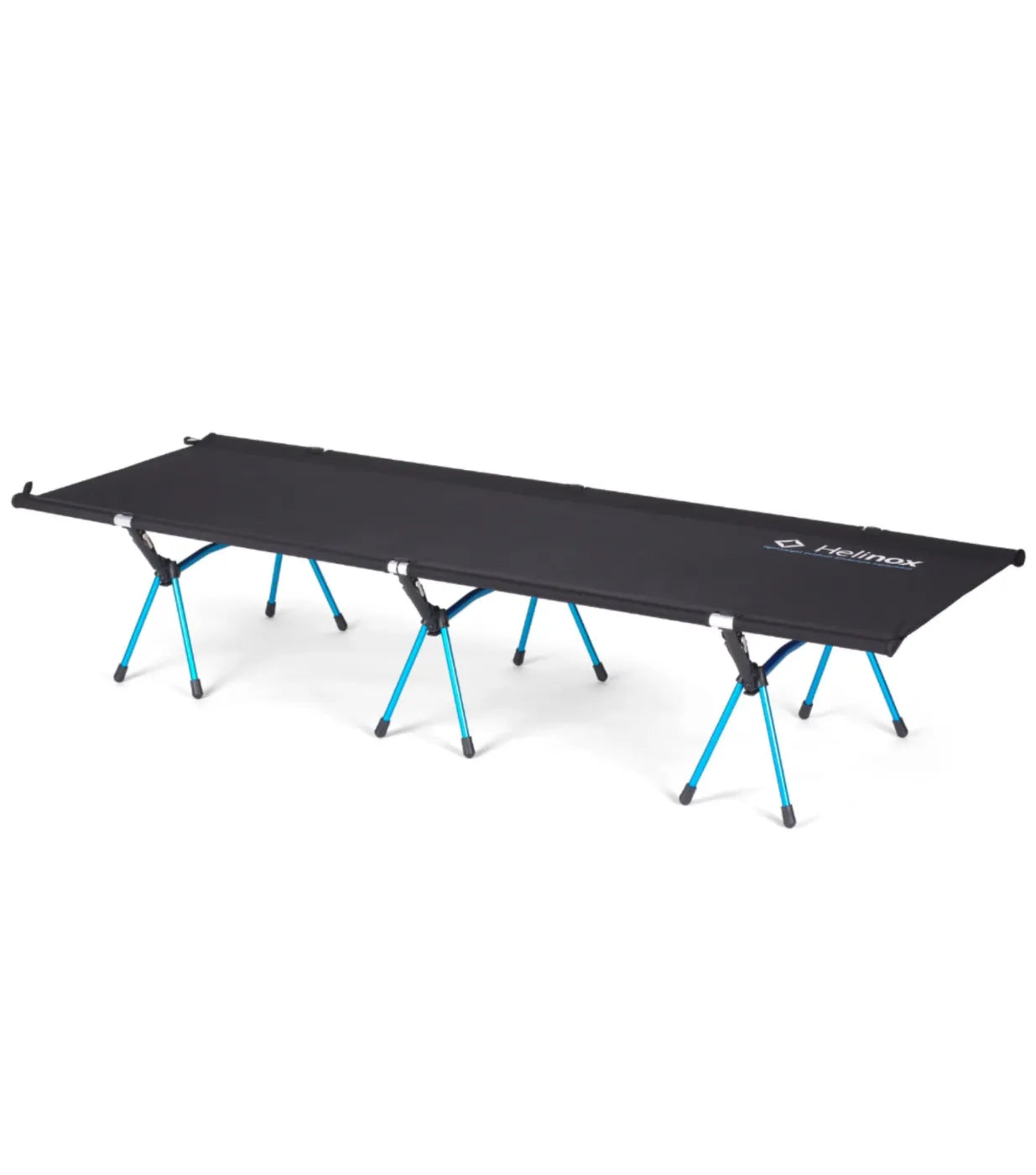 Helinox High Cot One Long Convertible Stretcher / Sleep System - Black / Cyan Frame