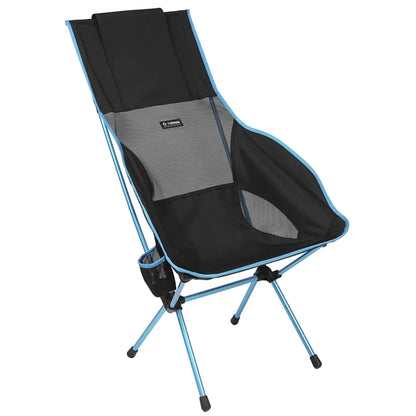  Helinox Savanna Chair - Lightweight Camping Chair - Black / Cyan