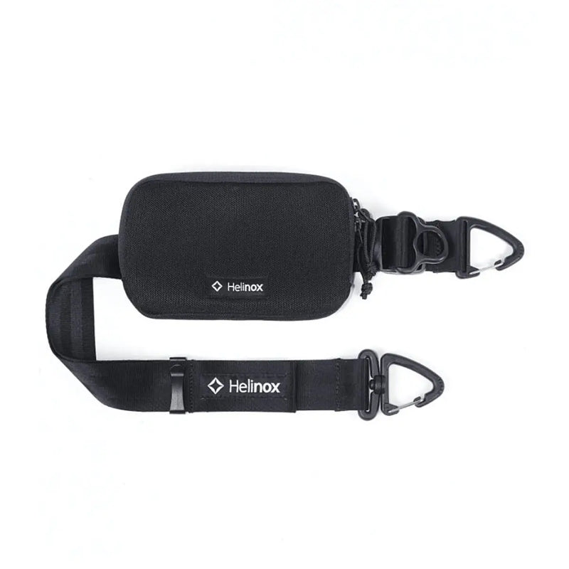 Wide, adjustable nylon strap distributes weight for a comfortable carry