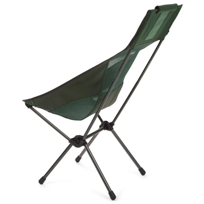 Chair frame is constructed from advanced proprietary aluminium alloy