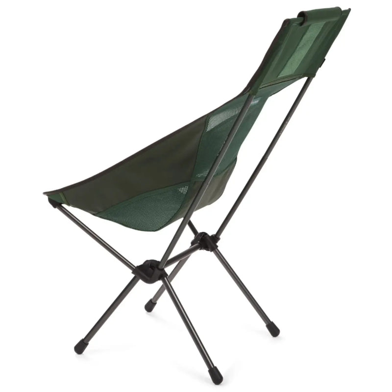 Chair frame is constructed from advanced proprietary aluminium alloy