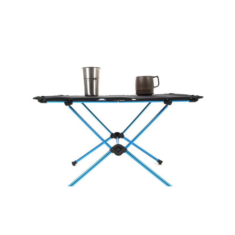 The hard top is comprised of rigid panels sewn into a single fabric piece that folds up for storage